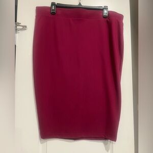 Torrid purple Ponte pencil skirt size 1(14-16)